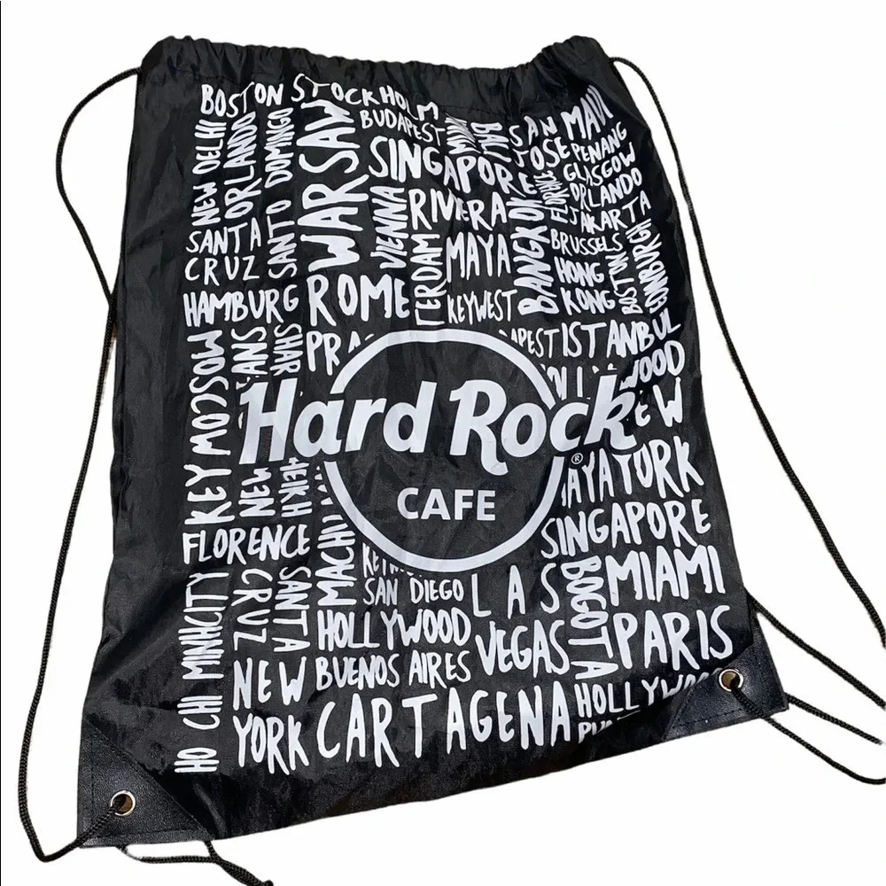 Hard Rock Cafe black travel backpack